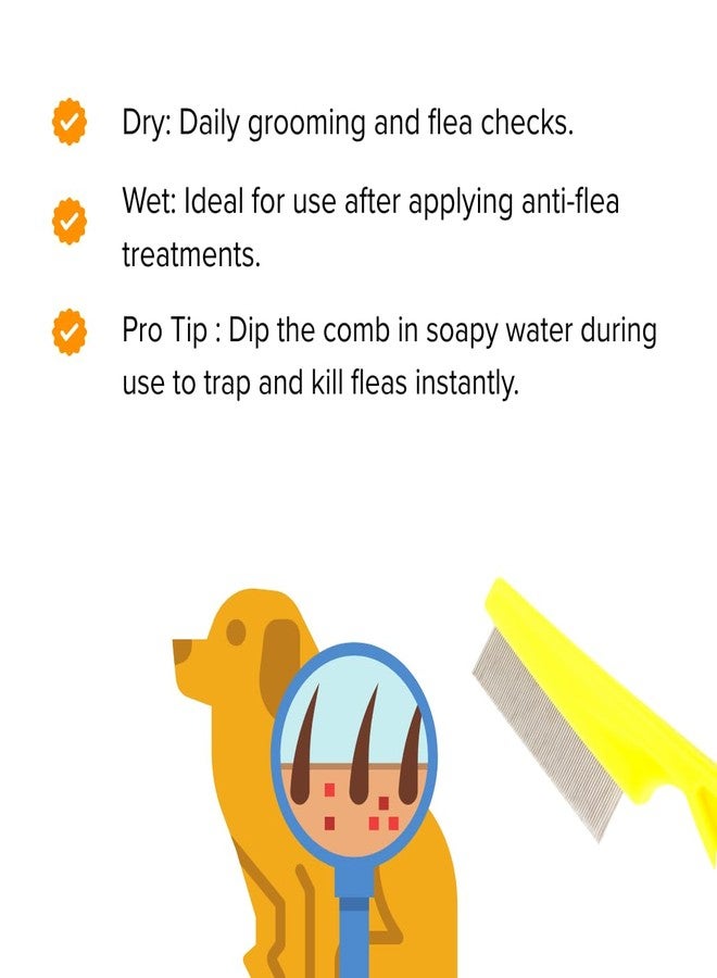 مجموعة أدوات العناية الاحترافية بالحيوانات الأليفة، تتضمن مقص أظافر للكلاب، وفرشاة ذاتية التنظيف، وقفاز للعناية، ومشط أصفر، مجموعة من 5 قطع للكلاب - Image 4